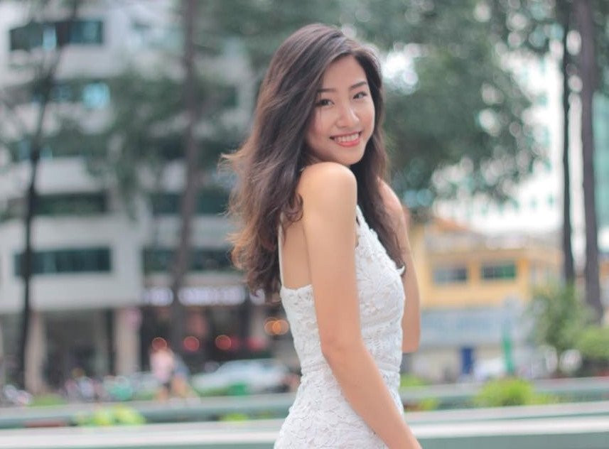 A khoi DH Kinh te TP.HCM lot top 45 Hoa hau Hoan vu la ai? hinh anh 6