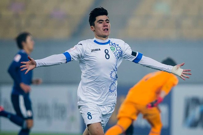 Cau thu nguy hiem nhat U23 Uzbekistan dep trai nhu tai tu hinh anh 4