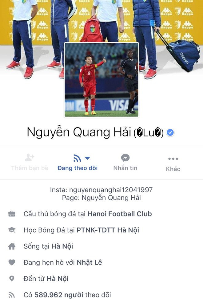 facebook cua thu mon Bui Tien Dung vuot moc mot trieu follow hinh anh 4