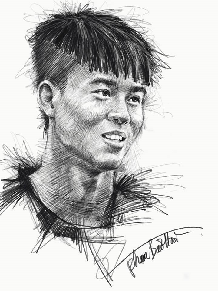 HLV Park Hang-seo va toan doi U23 Viet Nam song dong qua tranh ve hinh anh 2