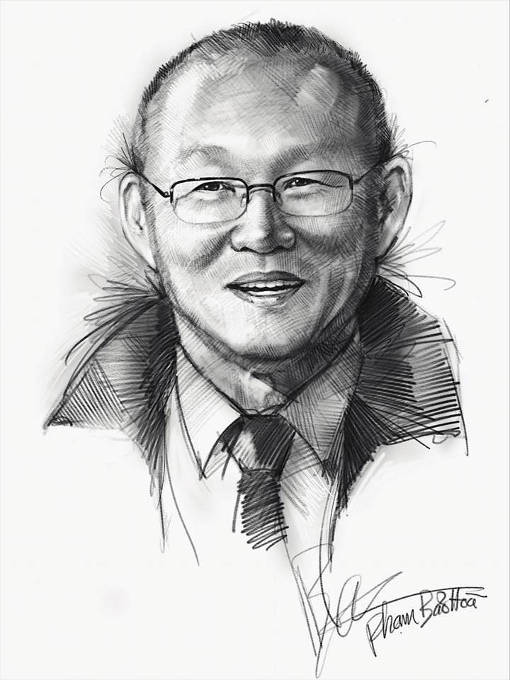 HLV Park Hang-seo va toan doi U23 Viet Nam song dong qua tranh ve hinh anh 11