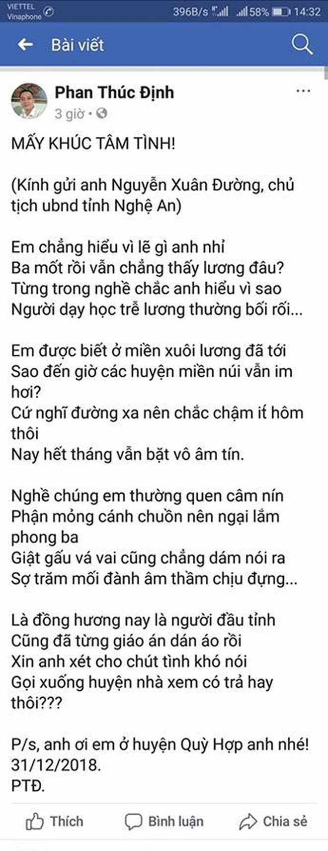 Thay giao lam tho cham luong, chu tich tinh phan hoi hinh anh 2