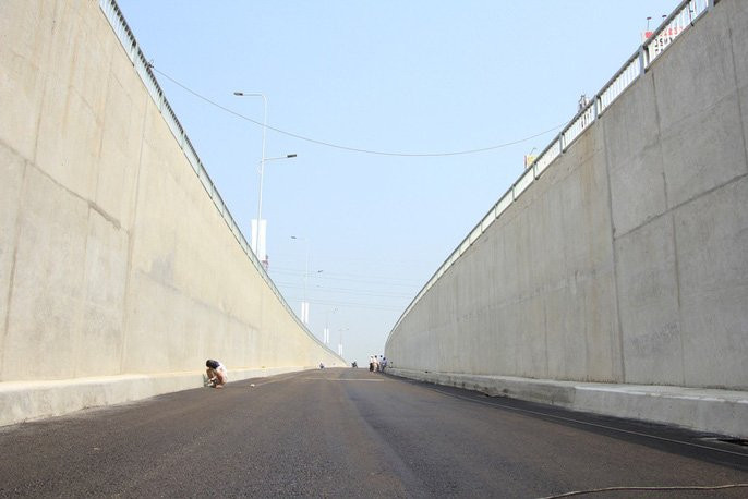 Cận cảnh hầm chui 3 tầng sắp đưa vào sử dụng ở TP HCM - Ảnh 7.