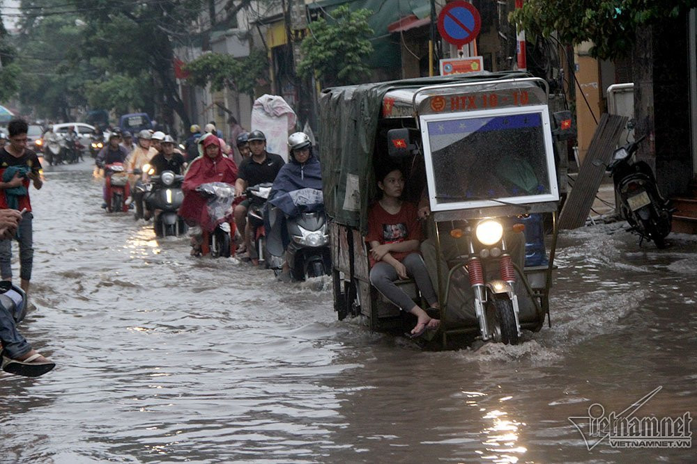 ngập,mưa ngập,Hà Nội ngập