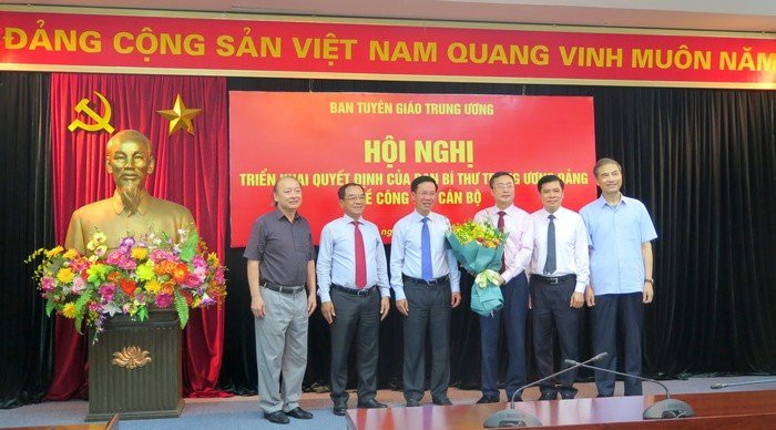 Trưởng Ban Tuyên giáo Trung ương Võ Văn Thưởng,Ban Tuyên giáo Trung ương,bổ nhiệm,nhân sự