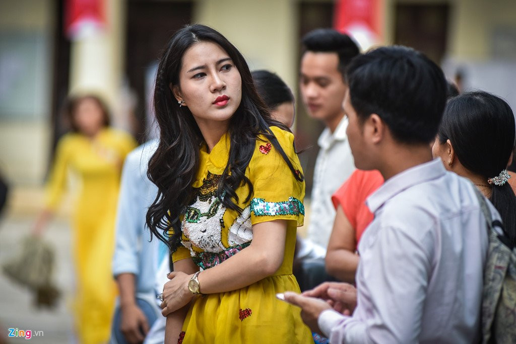 Nu si tu mac dep, linh kinh do nghe thi nang khieu vao dai hoc hinh anh 4