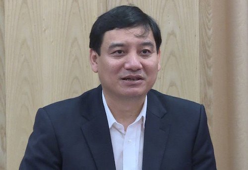 Bí thư Tỉnh uỷ Nghệ An Nguyễn Đắc Vinh. Ảnh: NTV