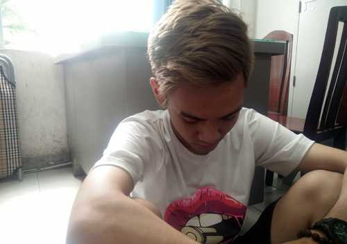 Việt được cho là một trong hai người cầm đầu nhóm teen đi đánh nhau. Ảnh: Quốc Thắng.