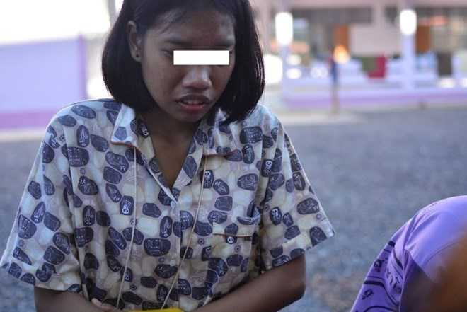 Nữ sinh trong ảnh cho hay:
