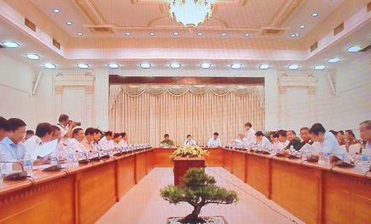 Cuộc họp về an toàn giao thông chiều 16-8