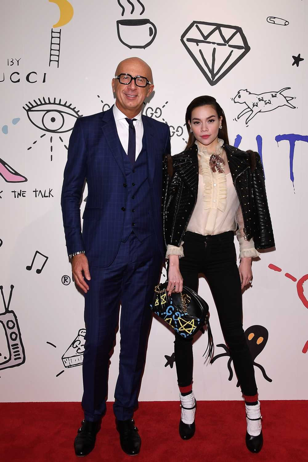 HO NGOC HA & MR. MARCO BIZZARRI (CEO & PRESIDENT CUA GUCCI)