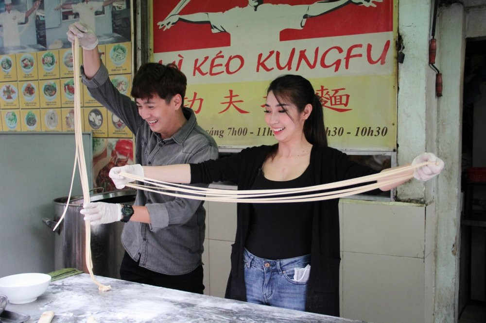 Hinh anh Cap doi Ngo Kien Huy, Khong Tu Quynh tro tai keo mi Kungfu 3