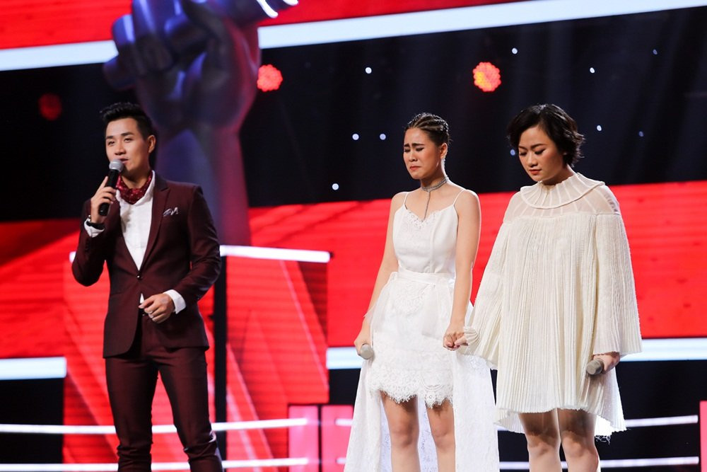 Hinh anh Giong hat Viet 2017: Toc Tien bat khoc nuc no tren ghe nong 5