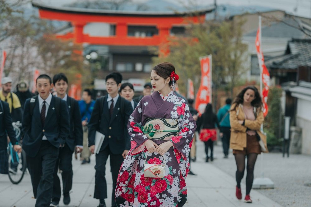 Hinh anh Thich thu voi hinh anh Bao Anh hoa geisha tren dat Nhat 5