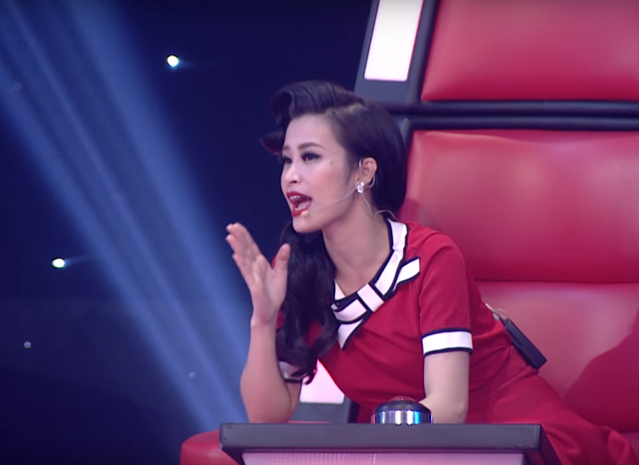 Hinh anh Giong hat Viet 2017: Hoc tro Thu Minh gay tranh cai ‘nay lua’ khi hat giong nu 3