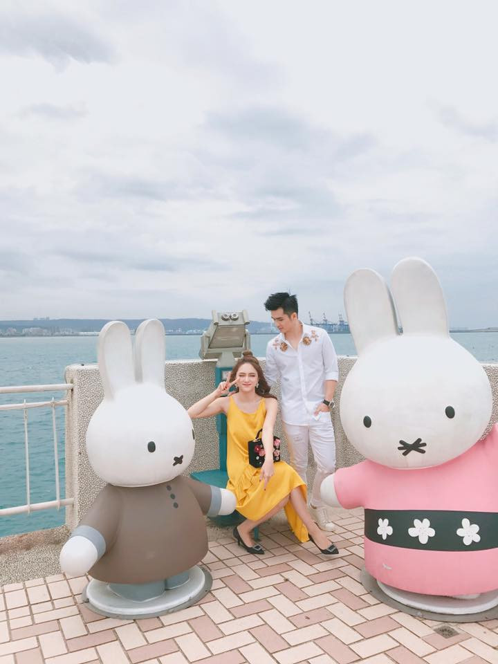 Hinh anh Sau tin don yeu Le Thien Hieu, Huong Giang tinh tu cung nguoi yeu dien trai tai Dai Loan 7