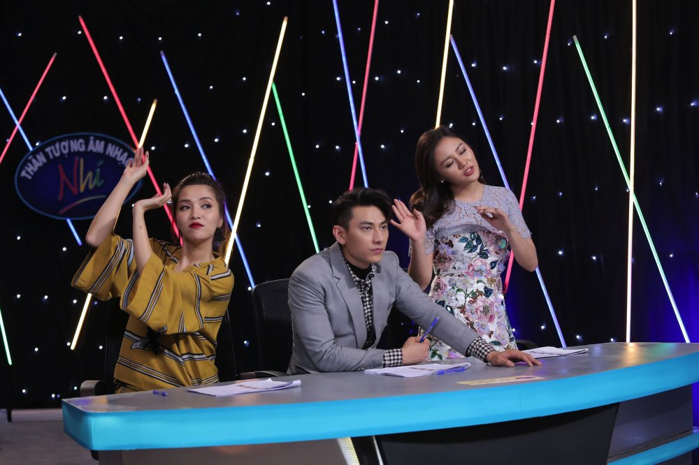 Hinh anh Bich Phuong, Isaac va Van Mai Huong ‘do guc” truoc tai nang nhi 3