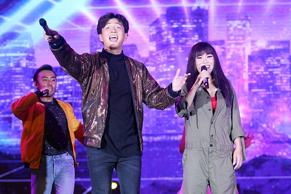 Hinh anh Ngo Kien Huy – Khong Tu Quynh song ca tren san khau cuc ngot 5