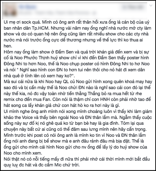Hinh anh Noo Phuoc Thinh len tieng phan phao khi bi to bo dien vi poster Dong Nhi to hon
