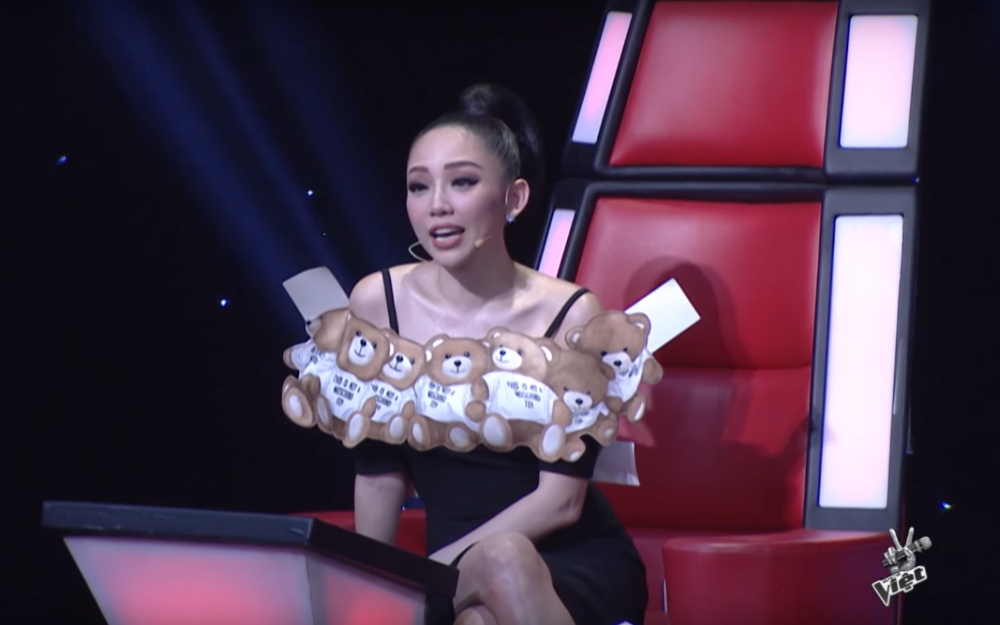 Hinh anh Giong hat Viet 2017: Thu Minh tranh cai gay gat voi Noo Phuoc Thinh