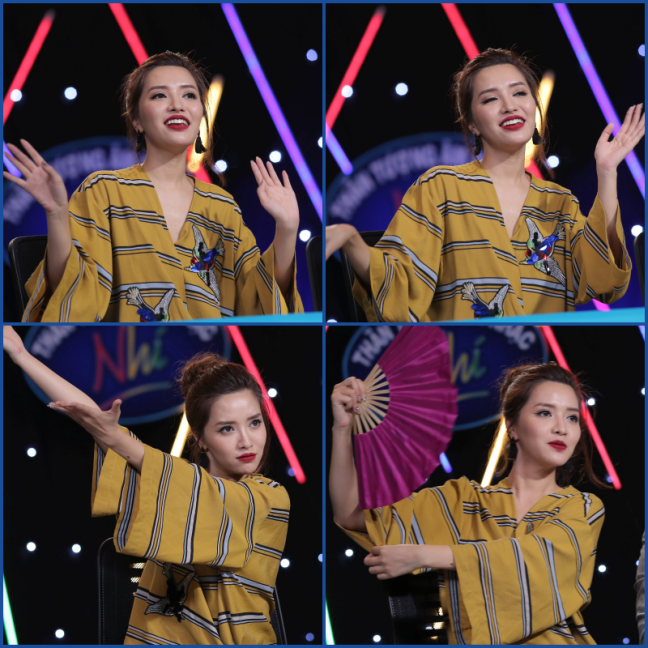 Hinh anh Ngoi ghe nong Vietnam Idol Kids, Bich Phuong van \'lay\' the nay day 4