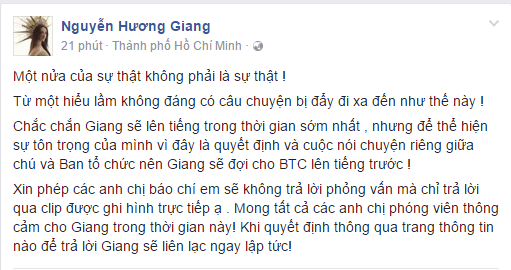 Hinh anh Bi noi hon hao voi dan chu Trung Dan, Huong Giang len tieng: ‘Mot nua su that khong phai la su that’ 3