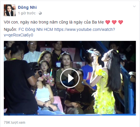 Hinh anh Dong Nhi, Duong Trieu Vu tri an ngay cua me 5