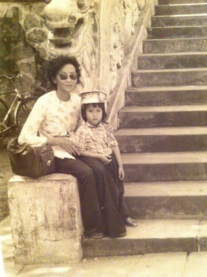 Hinh anh Dong Nhi, Duong Trieu Vu tri an ngay cua me 5