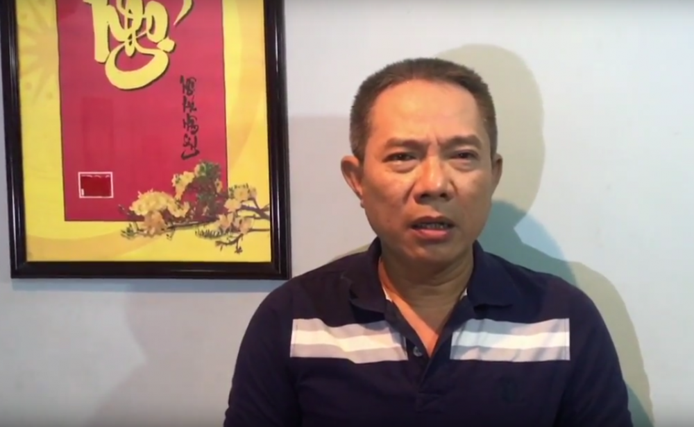 Hinh anh Du co nguoi to Huong Giang gia tao, nghe si Trung Dan van dang video chap nhan loi xin loi