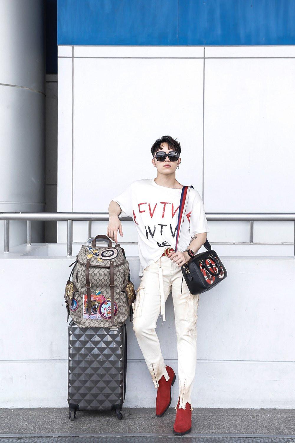 Hinh anh Kelbin Lei dien do hieu tram trieu sang Dai Loan du su kien cua Gucci 3