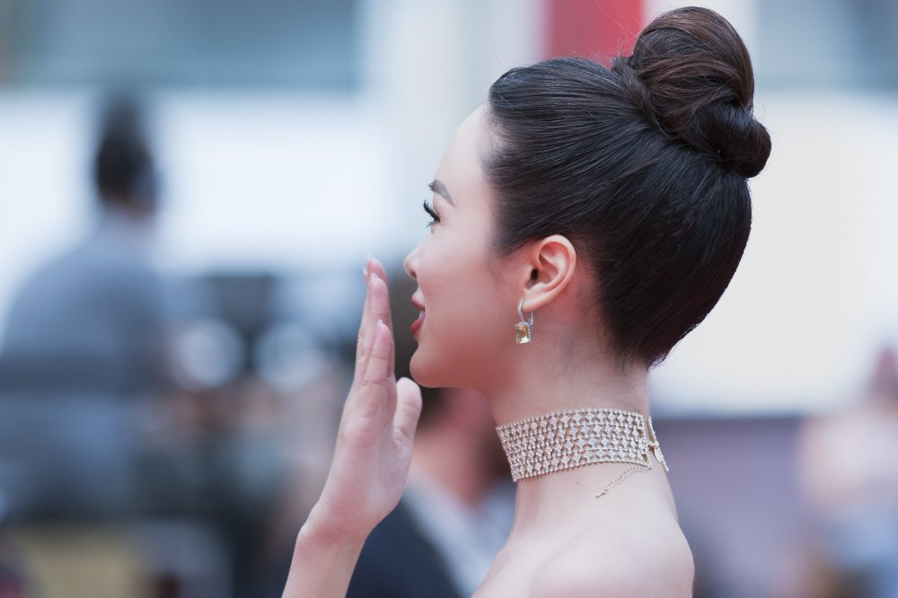 Hinh anh Vu Ngoc Anh la my nhan Chau A duoc len hinh lau nhat tren tham do Cannes 5