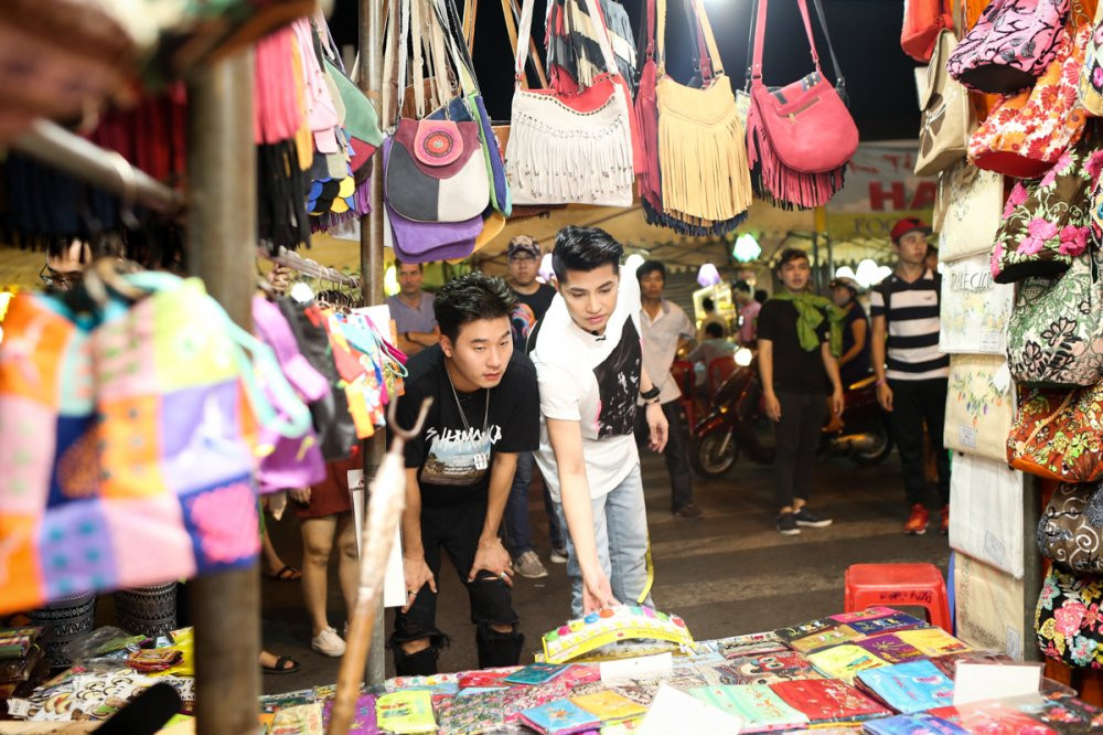 Hinh anh Noo Phuoc Thinh ngau hung hat cung rapper Han Quoc Basick