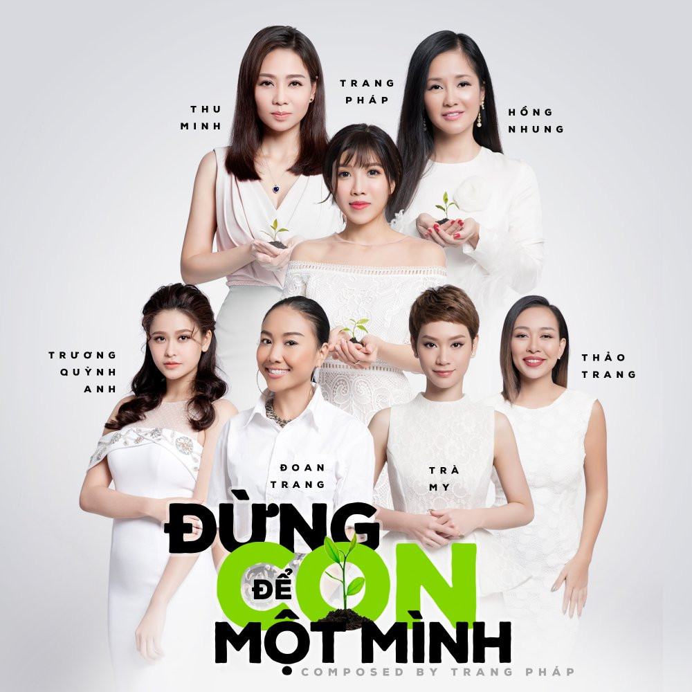 Hinh anh Thu Minh cung Hong Nhung tham gia du an chong te nan au dam 3