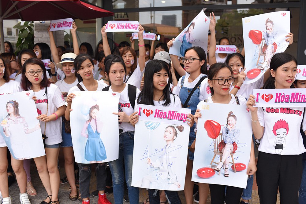 Hinh anh Hoa Minzy: ‘Toi rung minh khi nghe den 2 tu map, beo’