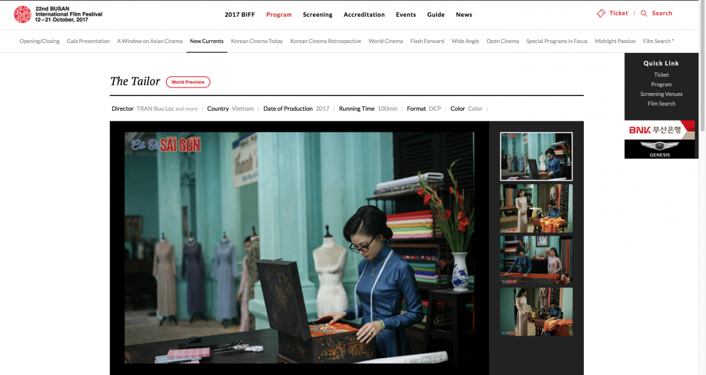 LHP Busan 2017 Co Ba Sai Gon 3