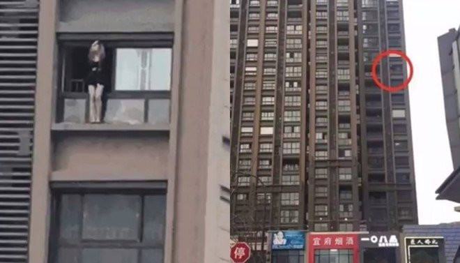 Nu MC Han Quoc nhay tu tang 8 tu tu khi dang livestream hinh anh 1