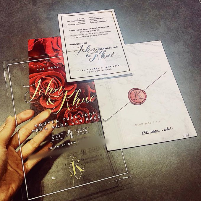 thiep cuoi cua sao Viet (7) 7