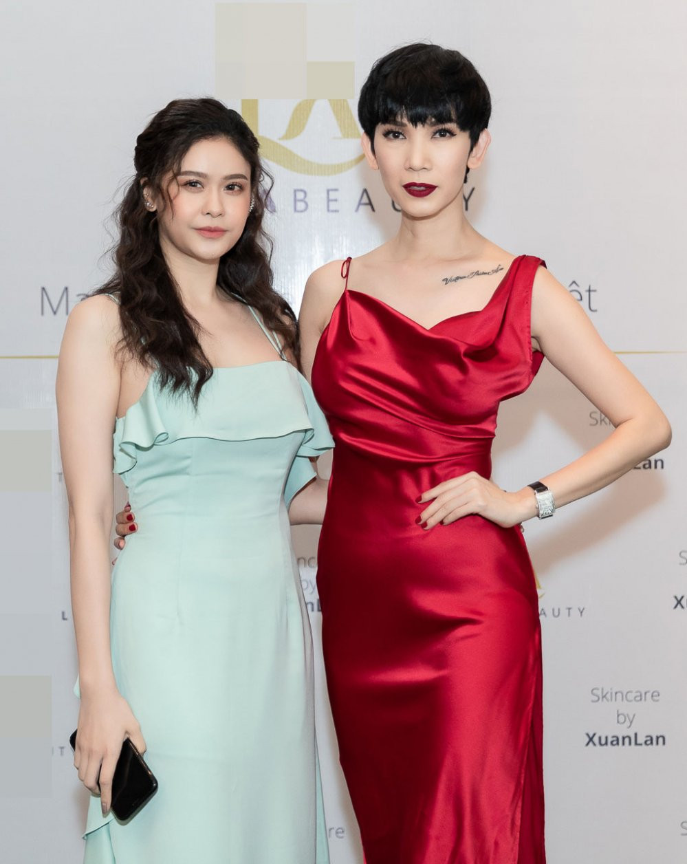 Truong Quynh Anh den chuc mung Xuan Lan ra mat Lala Beauty - Photo by Thien An 5