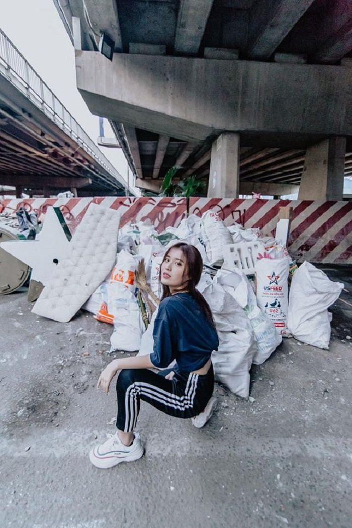 sao viet tham gia thu thach don rac (4) 3