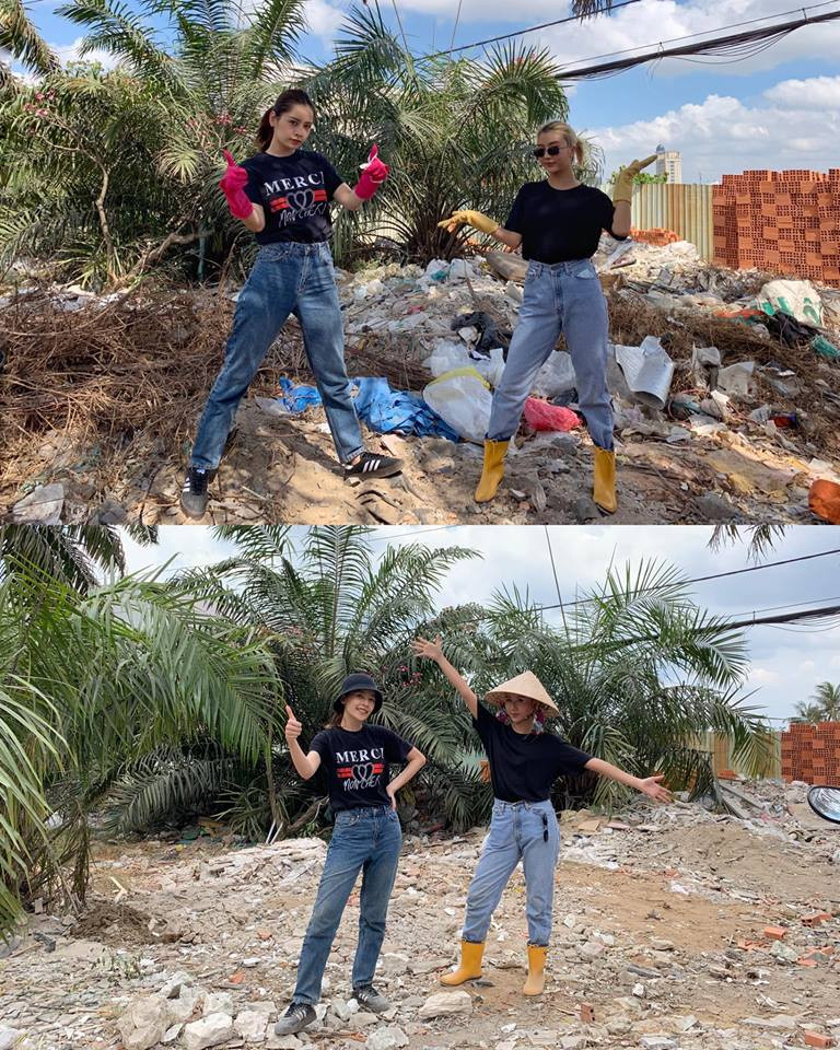 sao viet tham gia thu thach don rac (7) 7