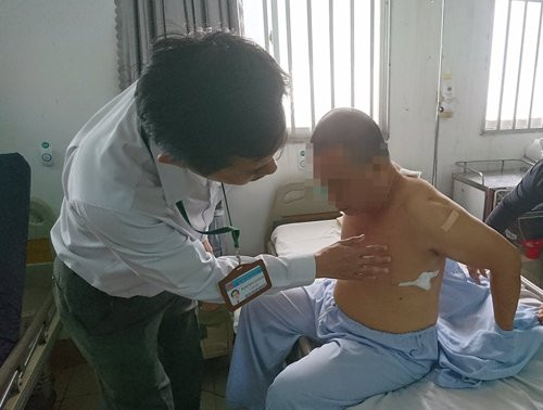 Bệnh nhân hiện đã hồi phục sức khỏe. Ảnh: T.P