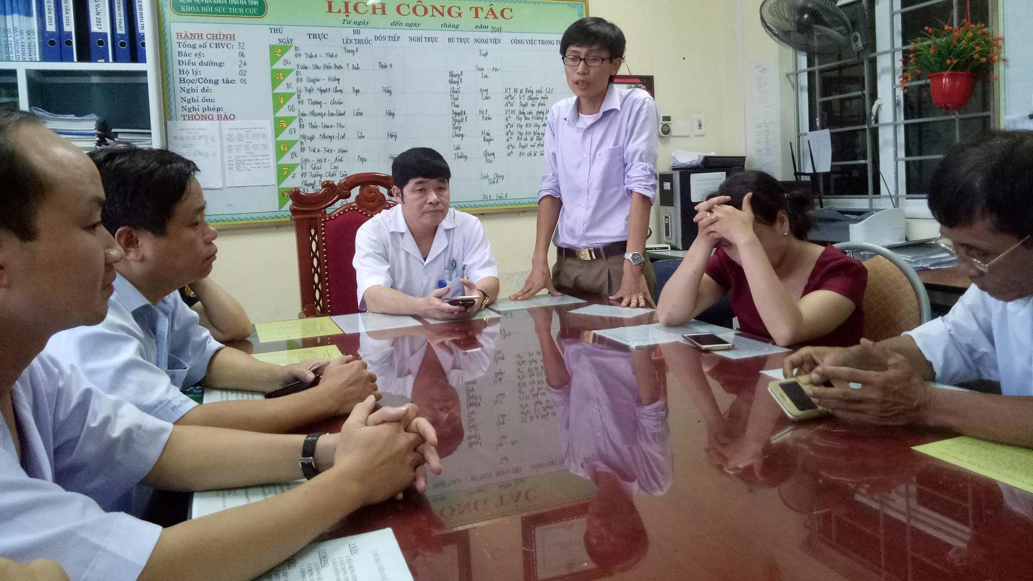 sản phụ tử vong, thuyên tắc ối, bệnh viện đa khoa Hà Tĩnh, sinh mổ, chết lâm sàng