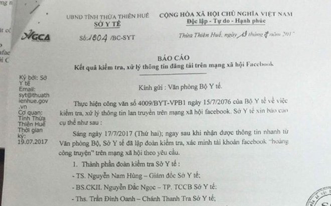 Bộ trưởng Y tế, Nguyễn Thị Kim Tiến, bôi nhọ Bộ trưởng, nói xấu Bộ trưởng, Facebook, Bộ trưởng TT&TT, Trương Minh Tuấn