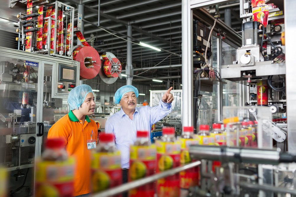 Day chuyen cong nghe vo trung Aseptic cua Tan Hiep Phat 4