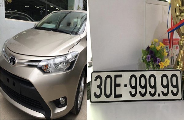 Toyota Vios,biển số xe,biển số đẹp