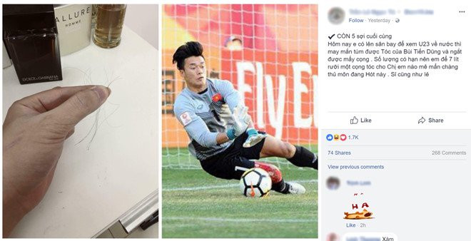 Giat duoc toc thu mon Tien Dung, fan nu rao ban 750.000 dong mot soi hinh anh 1