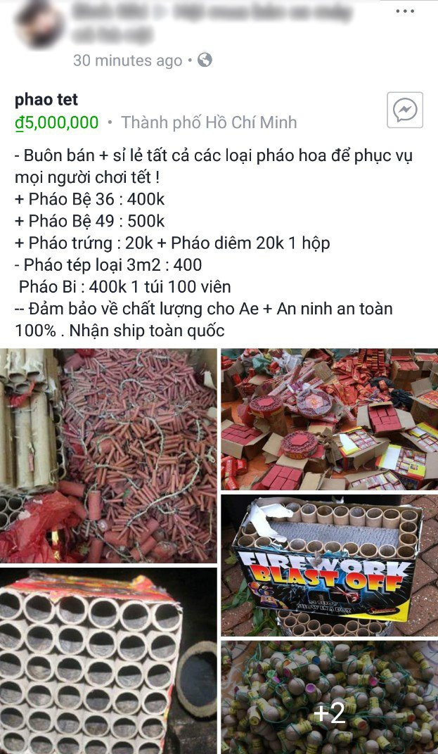 Sat Tet, nhieu loai phao no duoc mang len cho mang mua ban nhon nhip hinh anh 2