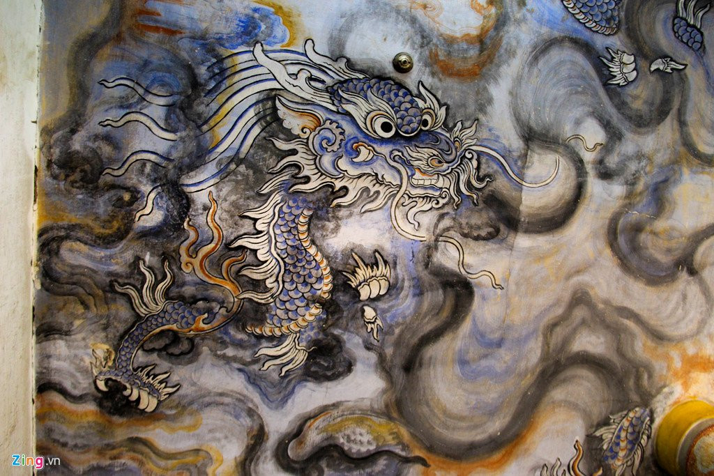 Ngoi co tu voi buc tranh tuong 9 con rong lon nhat Viet Nam hinh anh 7