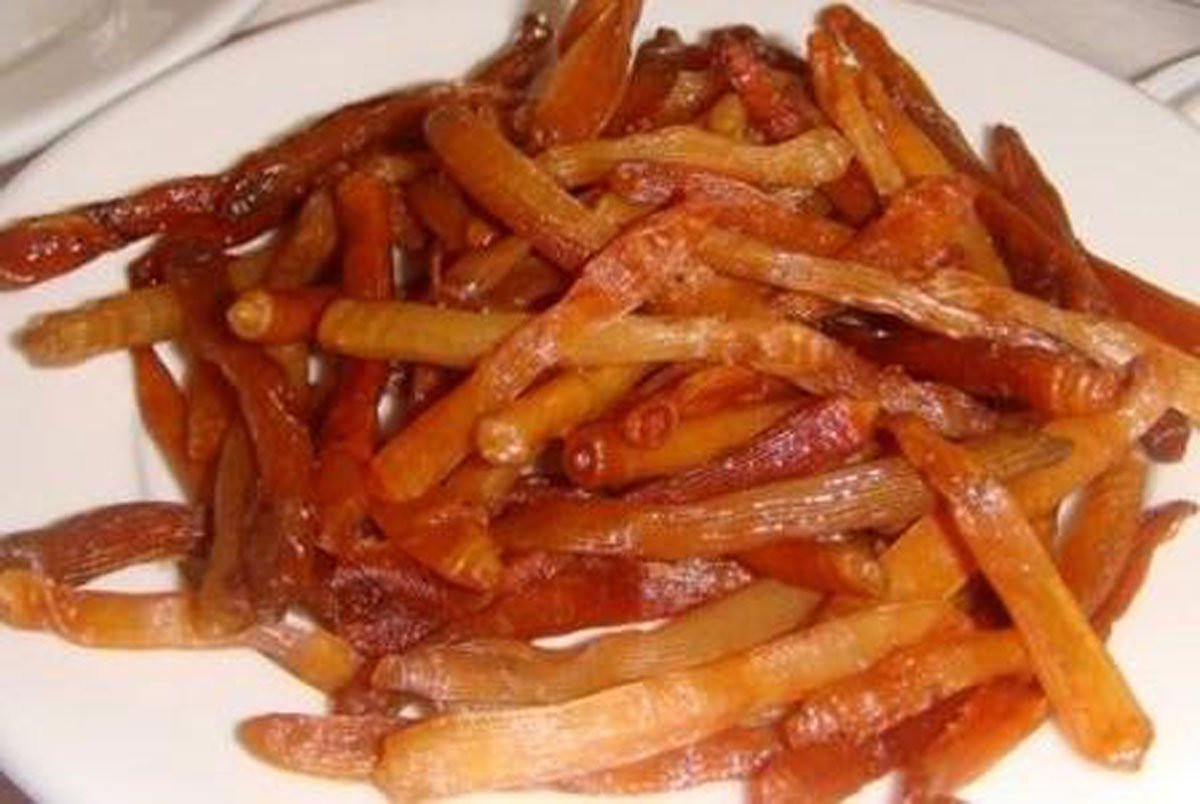 đặc sản nhà giàu,sá sùng,thị trường Tết