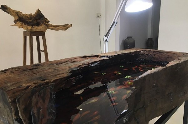 tranh cá 3D,cá chép 3D,tranh 3D